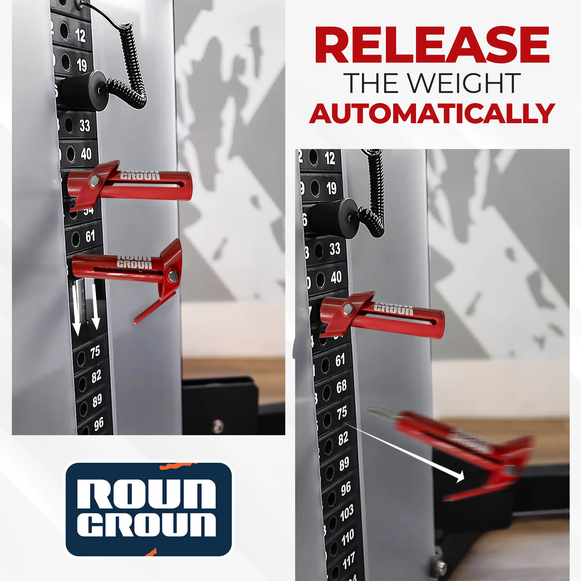 ROUNGROUN_DROP SET PIN_RED COLOUR_5